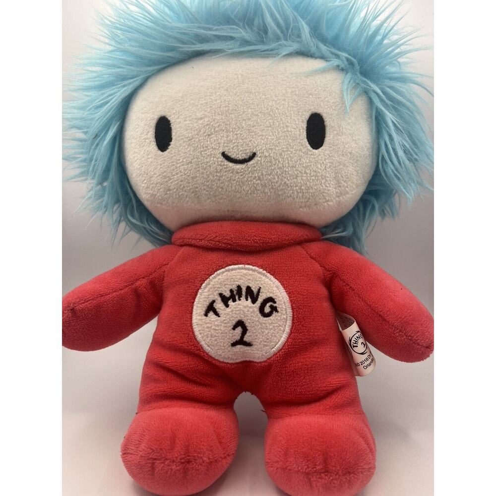 Dr. Seuss Plush Universal Studios Baby‎ Thing 2 Plush Cat In The Hat 10 Inch